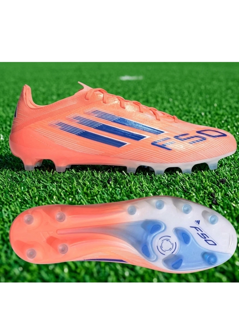 $260 Adidas F50 Elite AG Soccer Cleats Beam Orange